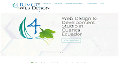 Desktop Screenshot of 4riverswebdesign.com
