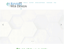 Tablet Screenshot of 4riverswebdesign.com